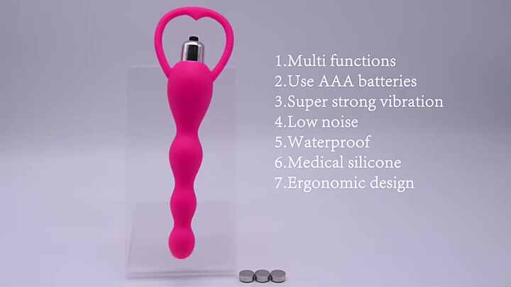 Vibrating Anal Beads Butt Plug - 10 Vibration Modes, Flexible Silicone Anal Massager for Couples, Women, and Men - Waterproof Design Vibrating Anal Beads Butt Plug - 10 Vibration Modes, Flexible Silicone Anal Massager for Couples, Women, and Men - Waterproof Design