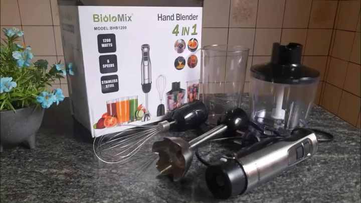Stainless Steel Hand Blenders, Biolomix 1 High Power Immersion