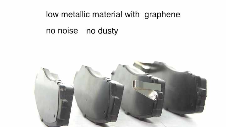 Top Quality Auto Disc Parts Ceramic Front Brake Pads for Geely VF12