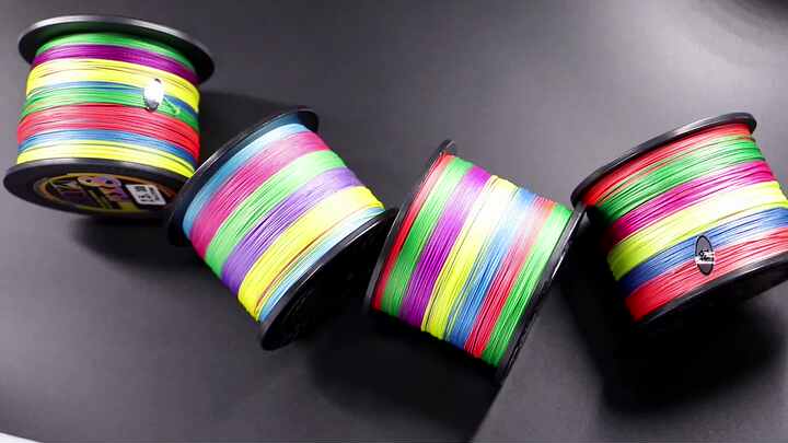 Multicolor Fishing Line High Visibility Super Power Braided Fishing Line -  Dyneema, 6LB To 300LB, 100M To 2000M Spools Fishing Line Spool