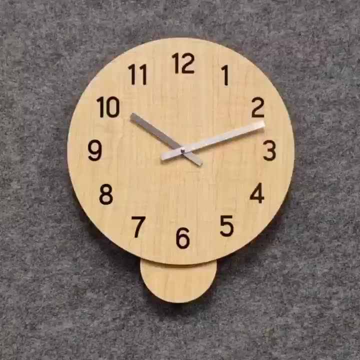 Young Town Adjustable Speed Pendulum Wall Clock