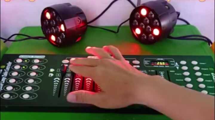 X Unité de Commande DMX Mixer Contrôleur Feux Disque Effets