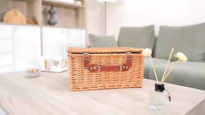 ピクニックバスケット 車輪付き 竹製 木製樽 柳 冬 ピクニック 蓋付き ピクニックバスケット 車輪付き 竹製 木製樽 柳 冬 ピクニック 蓋付き