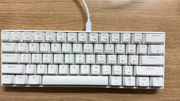 Compact 61-key Led Wired Mechanical Gaming Keyboard - Oem