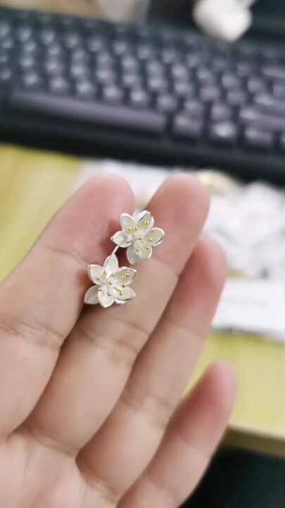 Orecchini pendenti Lotus Fun in argento sterling 925 placcato ... - Alibaba