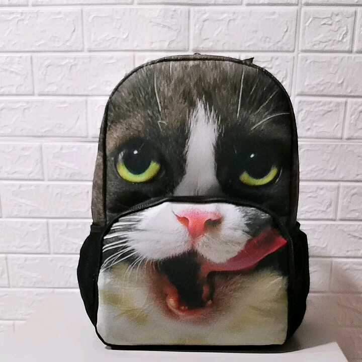 Newest Anime Animal Shaped Polyester Men's Backpacks Custom School  Backpacks with Wheels Zipper Closure & Air Cushion Belt