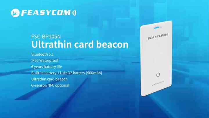 Vibration Sensor Bluetooth 5.1 AoA SDK Wearable BLECard Positioning Beacon  with Accelerometer and Motion Sensor