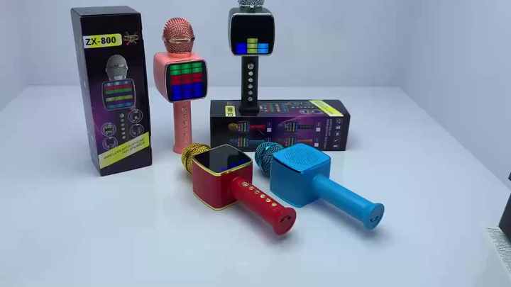 ZX-800 Wireless Karaoke Microphone & Portable Bluetooth Speaker