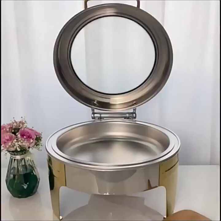 Household Commercial Alcohol Food Warmer Stove Chafing Dish Solid Fuel Insulated Boiler