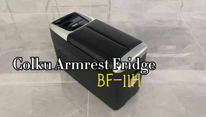 Hot Selling 12V 24V Mini Fridge Armrest 11L Portable Refriger Center  Console Cooler Box for Car