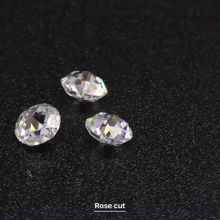 Provence Jewelry Factory Price Double Rose Cutting Vvs Moissanite