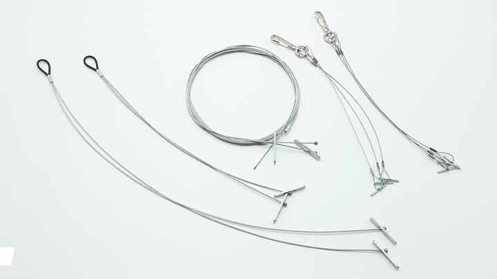 1.5mm Stainless Steel Wire Rope Display Y Shape Paddle Suspension ...