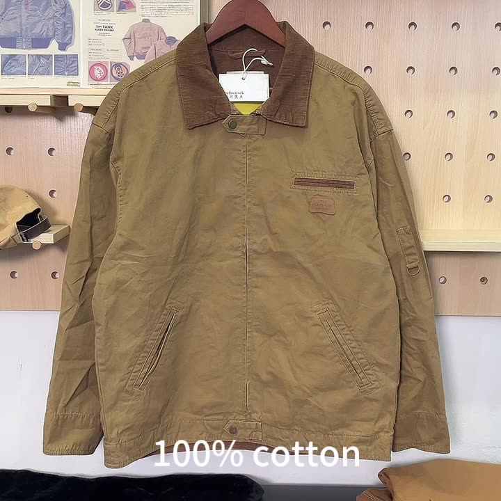 Wholesale Vintage Detroit Duck Canvas Work Jacket for Men