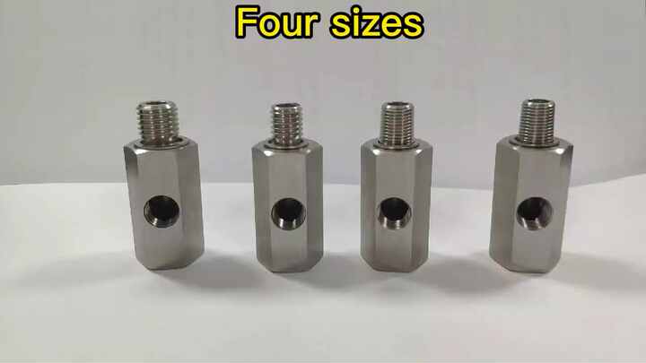 Manometro Pressione Olio Adattatore Sensore Pressione Olio NPT Tee Maschio A Femmina Da 1/8 Pollici A M10x1.0 Turbo Linea Di Alimentazione Raccordo Manometro F26 | IT Manometro Temperatura Olio