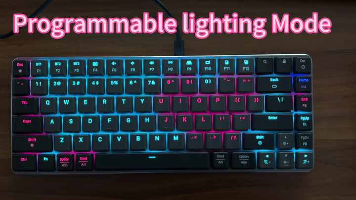RGB Backlit 60% Mechanical Gaming Keyboard Wired Wireless