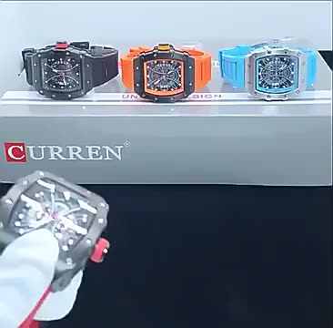 Curren *出品 CURREN 8084 Stainless Steel Men's Fashion & Casual Watch