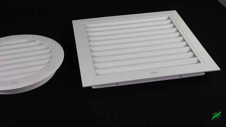 Hvac Wall Fixed Louver Aluminium Louver Panel - XUXING
