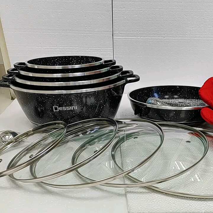 Gotham Steel Ensemble de 12 pièces casseroles et poêles, ensemble de