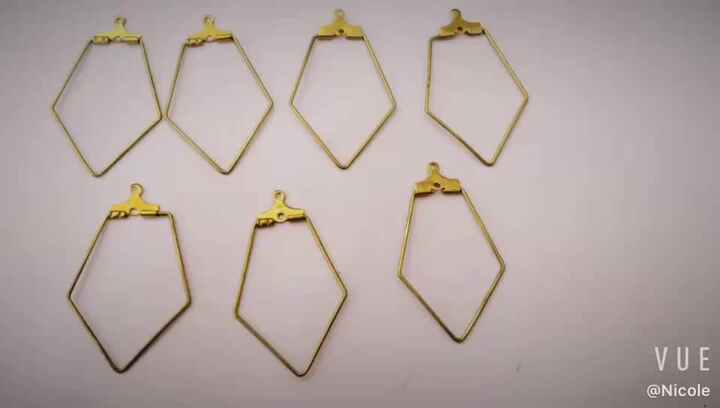 Copper Brass Wire Loop DIY Charm Jewelry Findings Brass Hoop