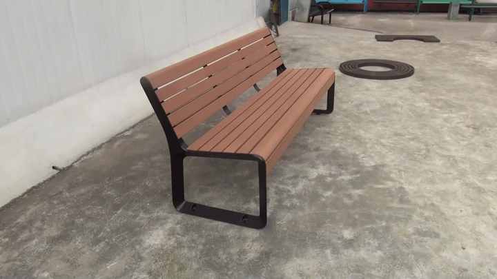 Seater Plastic Composite Park Bench Durable Stylish