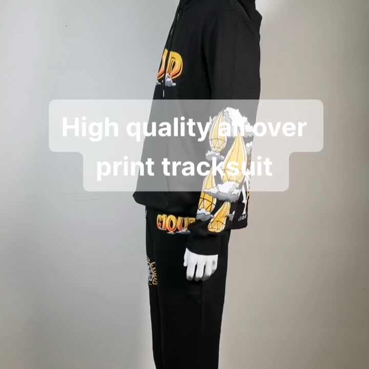 King Young Oversize Baggy Hoodie and Pants Tracksuit Set