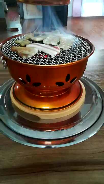 PINNOVO Japanese Korean Restaurant Table Top Bbq Grill Barbecue