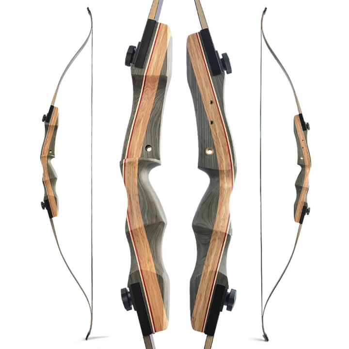 Boogschieten 54 inch één-delige laminaat traditionele boog voor jeugd, beginners