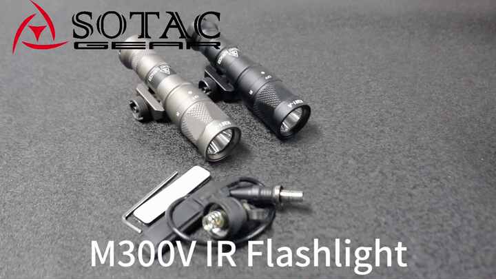 SOTAC GEAR M300V IR Flashlight - Ideal for Outdoor Hunting