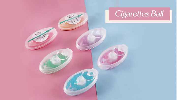 Wholesale Private Label Eco-Friendly Pop Ice Mint Menthol Flavor Crush Ball  Cigarettes Pop Burst Beads Pure Natural Food Grade