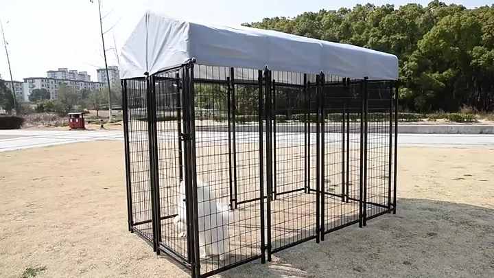 Kennel Panels Gate Lucky Dog Run Outdoor Dog Kennel For Large Dogs