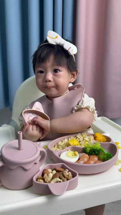 BPA Free Silicone Bowl Suction Animal Plate for Toddlers