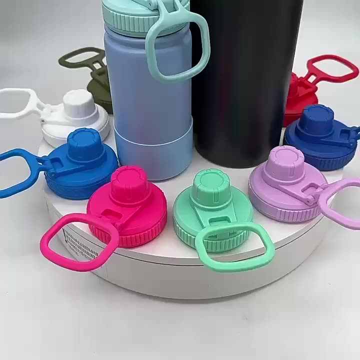 Insulated Water Bottle Spout Lid Durable Leak-proof
