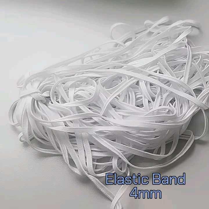 3mm 4mm 5mm Double Elastic Band For Bouffant Cap/mob Cap/shower Cap