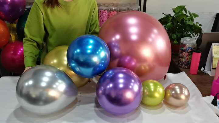 Profi Latexballon - Jumbo - Caribbean Blau - 91cm | 90cm Latex Ballons