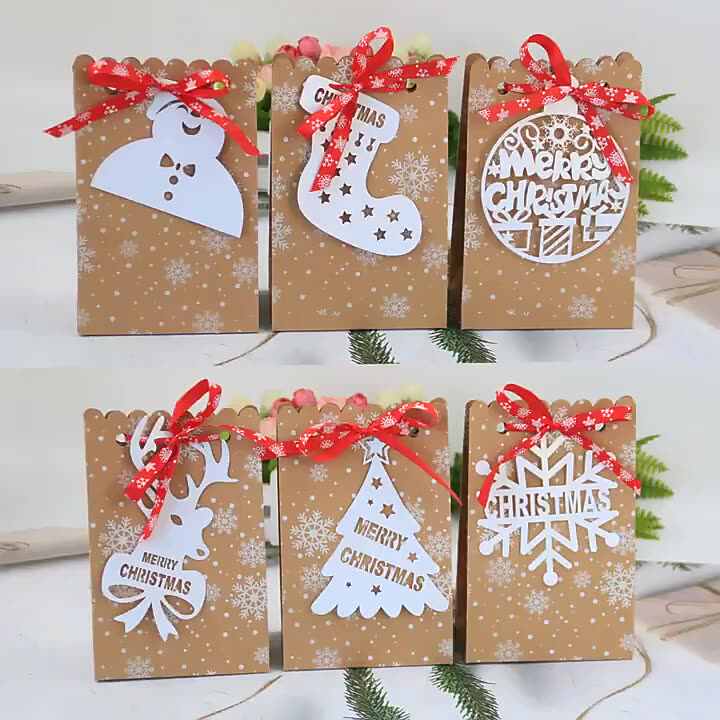 Handmade Christmas Wrapping Bags Eco-friendly Craft Christmas