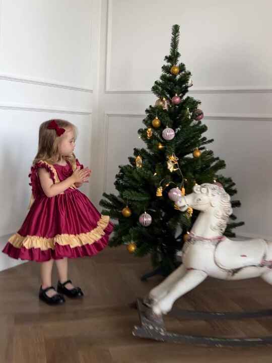 FSMKTZ Lolita Style Baby Dress Perfect for Christmas