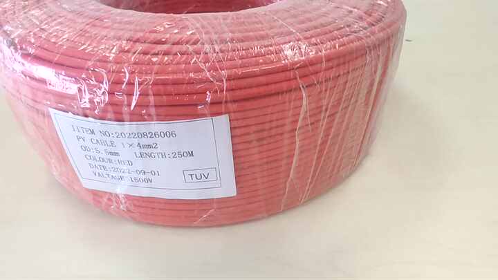 H1Z2Z2-K Single or Double Core Xlpe Solar Panel Cables PV Solar