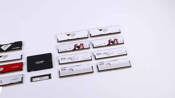 JUHOR 3600MHz DDR4 32GB/16GB*2 RAM 1.2V/1.35V 3-Year Warranty for