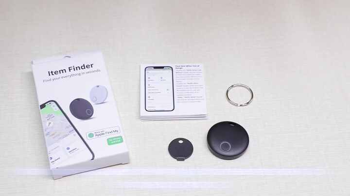 Tracker Bluetooth Android 2025 Compatible Google Find My Device, Localisateur GPS Pour Cles, Sacs, Valises, Etanche IP67, 1 Pack - Auto