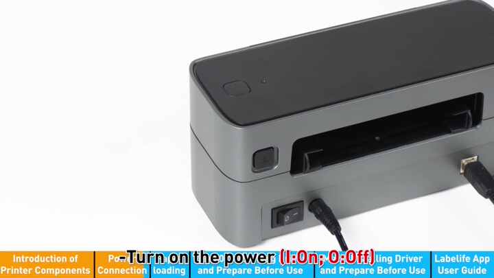 プリンター・複合機 Label Printer PM-245-BT PM245BT Bluetooth Thermal Label Printer - 4
