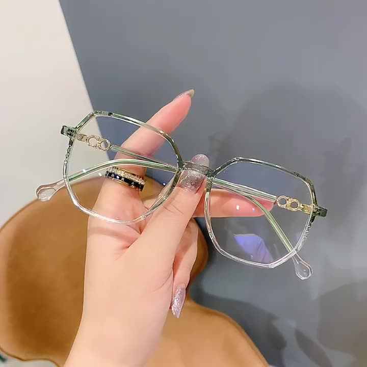 2873 Fashionable Transparent Color TR90 Big Frame Computer Game