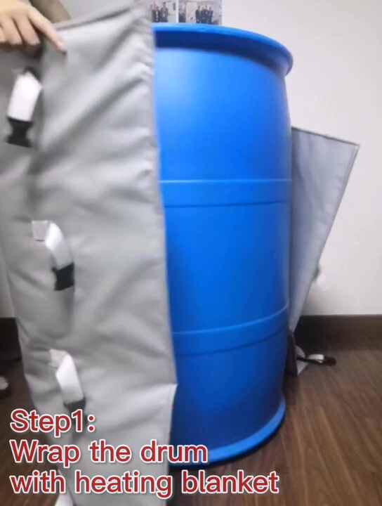 Factory Made 200 l Blanket Explosion Proof Band Oil Drum Heater With One  Year Warranty