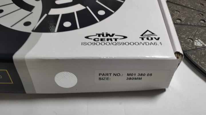Clutch Disc 1861 494 140 Size 380mm suitable for Mercedes-Benz 