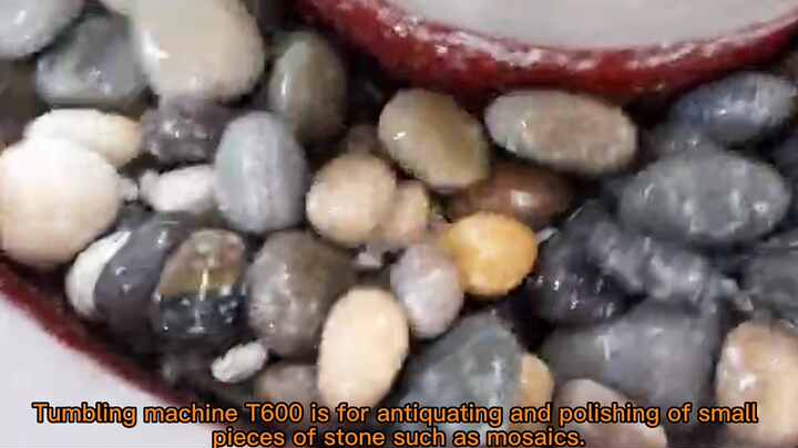 T600 Hot Sale Vibratory Pebble Stone Rock Tumbler Polishing Machine ...