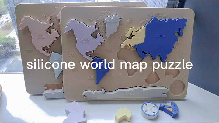 Hudson Baby Silicone Puzzle Board - Transportation Theme Educational Toy