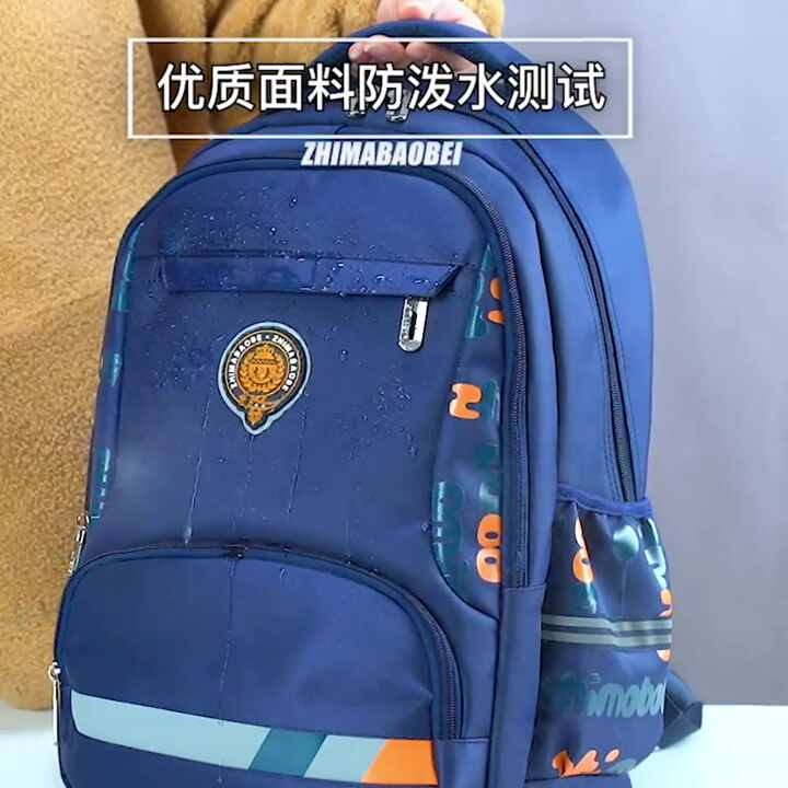 Boys Large Capacity Backpack College Style School Bag