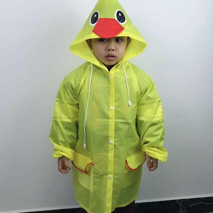 Wholesale Cartoon Animal Style Waterproof Poncho for Kids