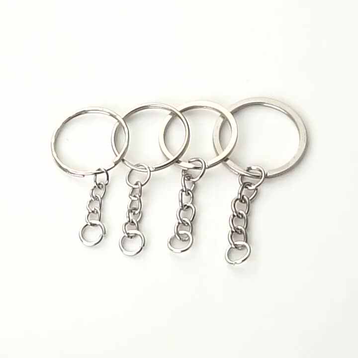 Split Key Keyring Ring Keychain Ring Sterling Silver Split Rings