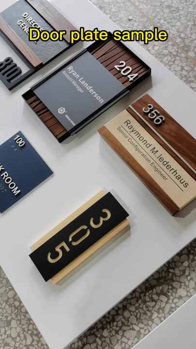 Ezd Hotel Door Number Plates - Modern & Customizable Signs
