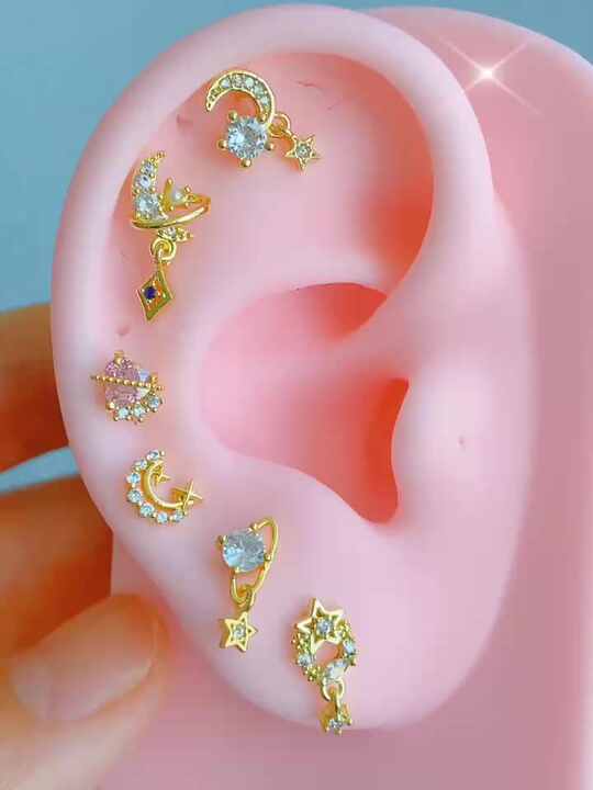 Ear Piercing Material Lobe Piercings Best Earring Material For